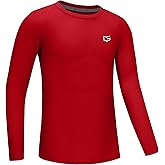 G Gradual Boys Youth Compression Shirt Long Sleeve Football Baseball Undershirt Quick Dry Sports Base Layer for Boy