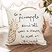 Fahrendom Be a Pineapple Stand Tall Wear a Crown Inspirational Quote Décor Spring Summer Farmhouse Decoration Cotton Linen Home Decorative Throw Pillow Case Cushion Cover for Sofa Couch 18 x 18 in
