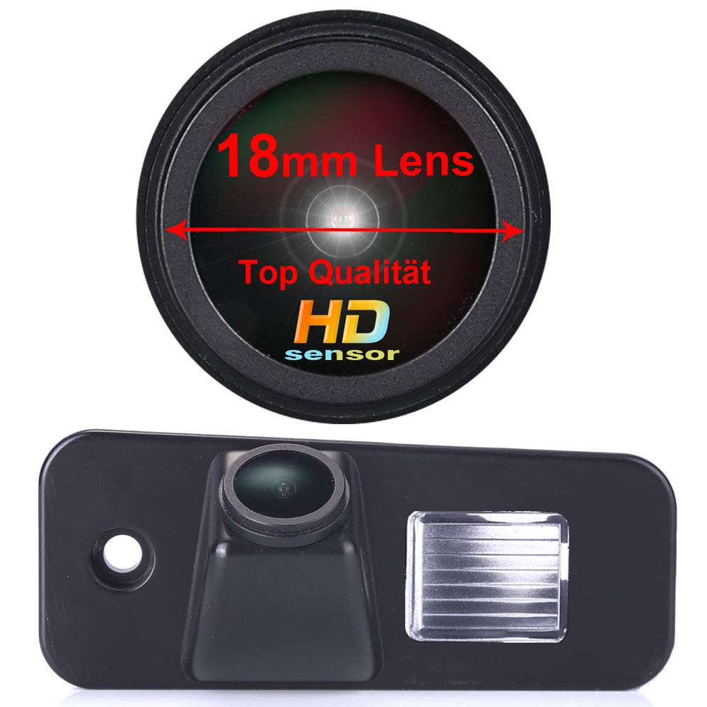 Kalakus Car Reversing Camera Rearview Backup Camera IP68 Waterproof Night Vision Kit for Hyundai SantaFe SUV/SantaFe 2013/Grandeur (TG) Seden/Hyundai Azera/ix25 ix45