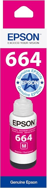 Epson EcoTank 664 Magenta Genuine Ink Bottle for L355 L555 view 1