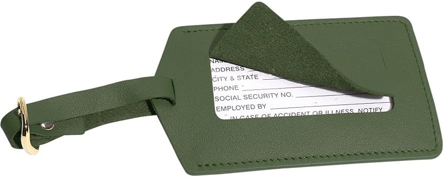 luxury luggage tags