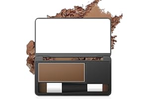 BRIMFULITE Root Touch Up Hair Color Quick Covering Hair Powder for Men and Women Stain-proof Windproof Gray Hair Cover Up for Eyebrows & Beard 0.28 oz (Light Brown)