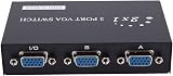 Keavenoy 2 Pack 2 Port VGA Switch 2 In 1 Out 1920x1440 Video Sharing Switcher view 5
