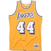 Jerry West Angeles Lakers 1971-72 Mens Swingman Jersey (4X) Yellow
