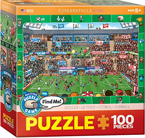 EuroGraphics Soccer Spot & Find 100 Piece Puzzle