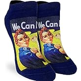 Good Luck Sock Women's Rosie the Riveter Ankle Socks, Adult