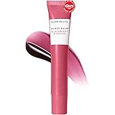 Glow Recipe Glass Balm Lip Treatment - 12Hr Hydrating Lip Balm & Moisturizer with Hyaluronic Acid to Smooth, Plump & Protect from Dryness - Sheer Berry High Shine Tint, Blackberry Bingsoo (15 ml)
