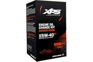 BRP Sea-Doo OEM XPS 4-Stroke 5W-40 Full Synthetic Oil Change Kit for Sea-Doo Spark, Spark Trixx, 9779250 New #9779485