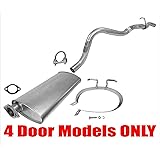 Muffler Pipe Exhaust System for Chevrolet Blazer Jimmy 00-04 4 Door