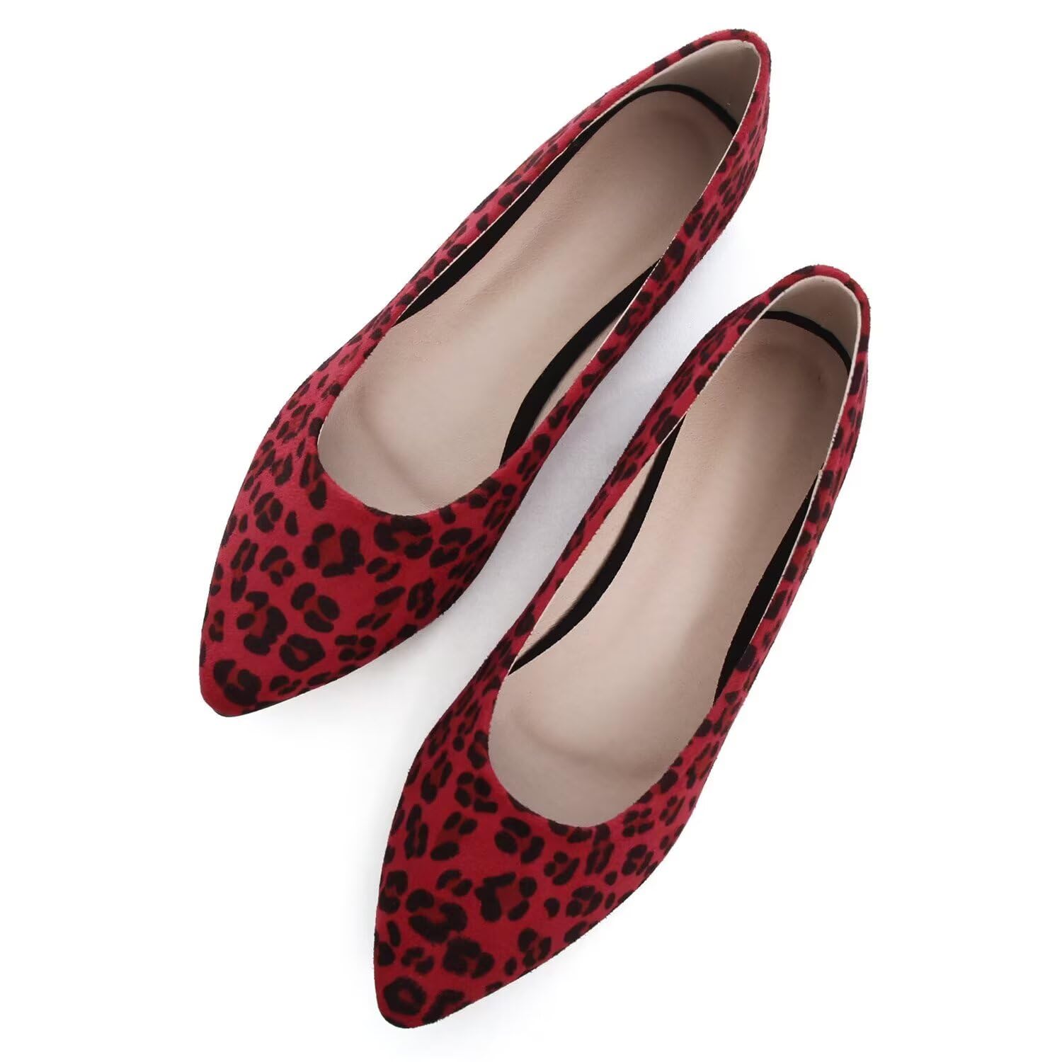ChaiRong Zhou Casual Flats for Women Soft Suede