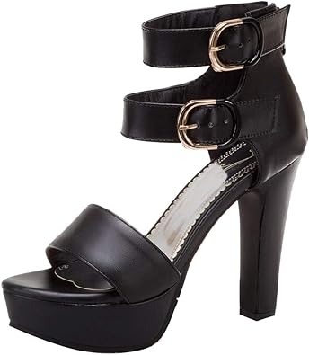 double ankle strap sandals