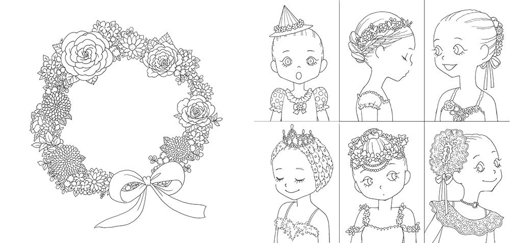 ガールズぬりえブック カノンとシルビア ふたりのバレリーナ サトウ ユカ 田中 舞花 本 通販 Amazon