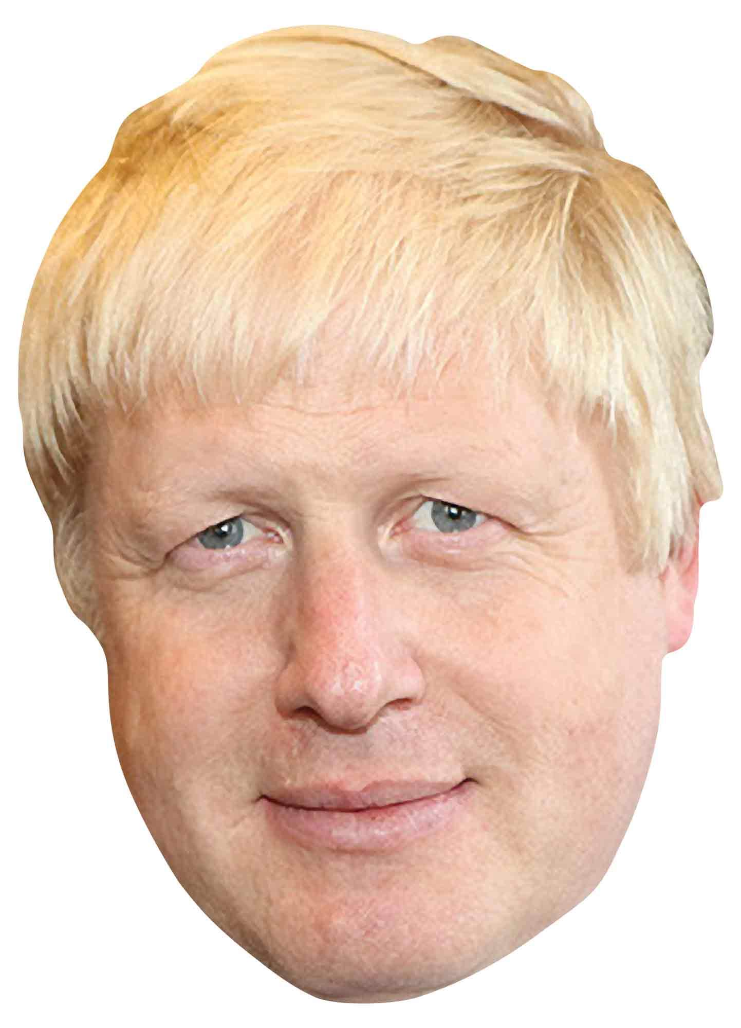 Star Cutouts SM346 Boris Johnson Cardboard Face Mask – Political Costume Fancy Dress