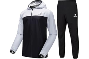 HOTSUIT Sauna Suit for Men Weight Loss Sweat Suits Gym Workout Exercise Sauna Jacket Pant Full Body