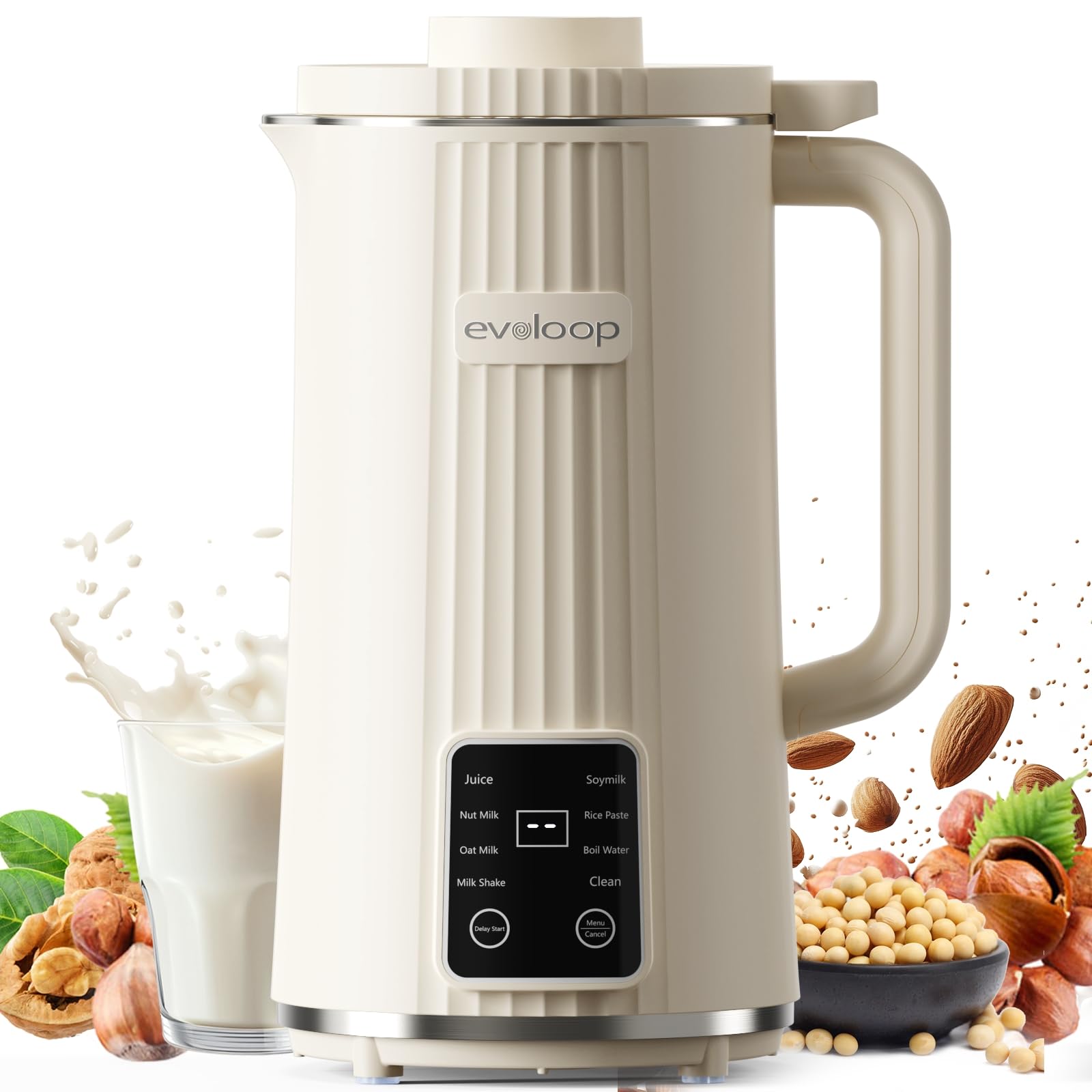 Photo 1 of 40oz Automatic Nut Milk Maker, 8 in 1 Plant Based Milk Machine for Homemade Almond, Oat, Milk Shake, Soy Milk & Non-Dairy Beverages with Delay Start/Self-Cleaning/Boil Water/Juice