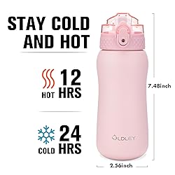 Oldley Insulated Water Bottle 12oz Water Bottles