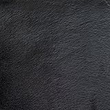 Faux Fake Fur Solid Velboa Black 60 Inch Fabric by the Yard (F.E.®) (Black)