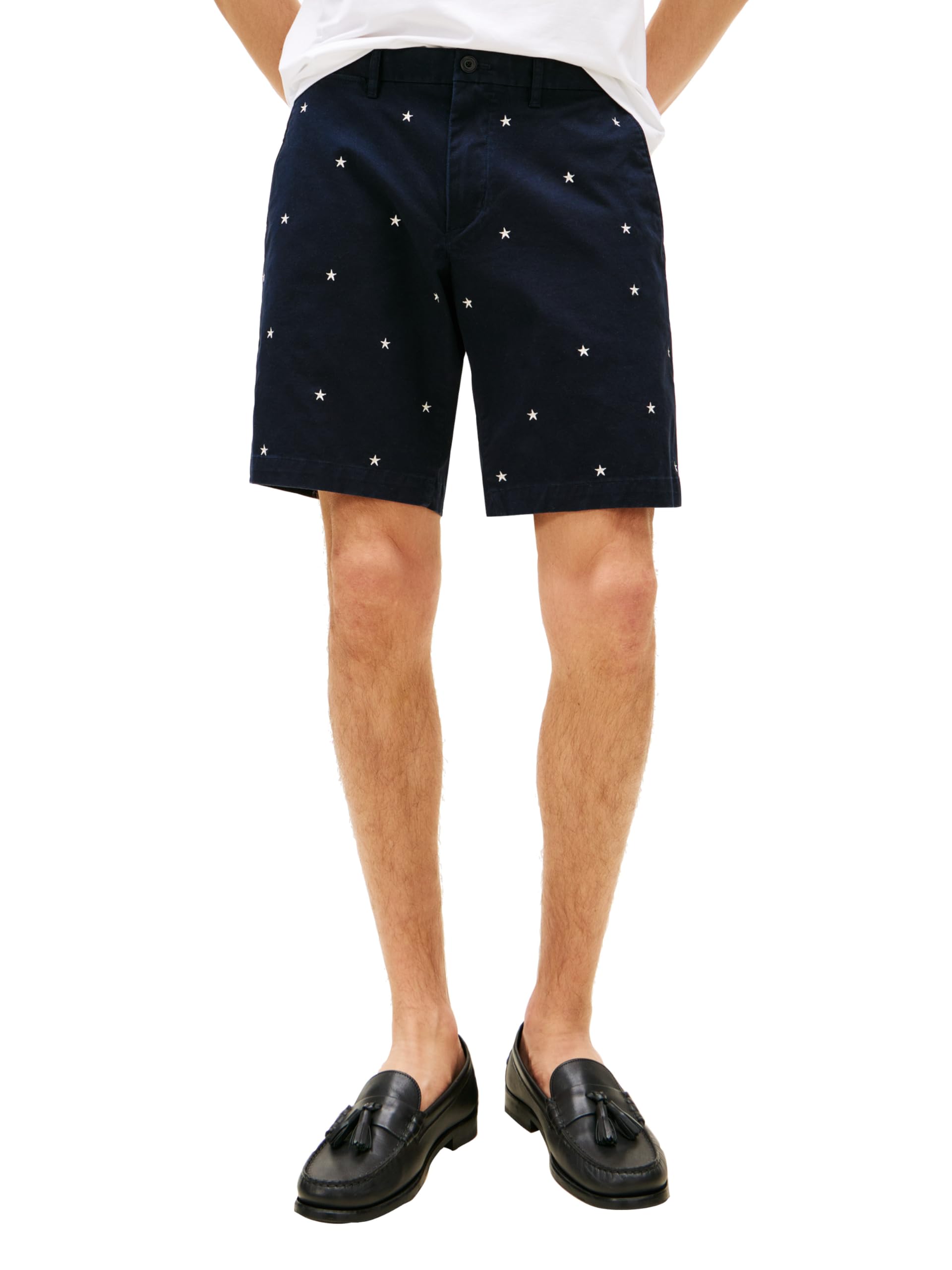 Tommy Hilfiger Men’s Americana Critter Star Shorts, Desert Sky 36