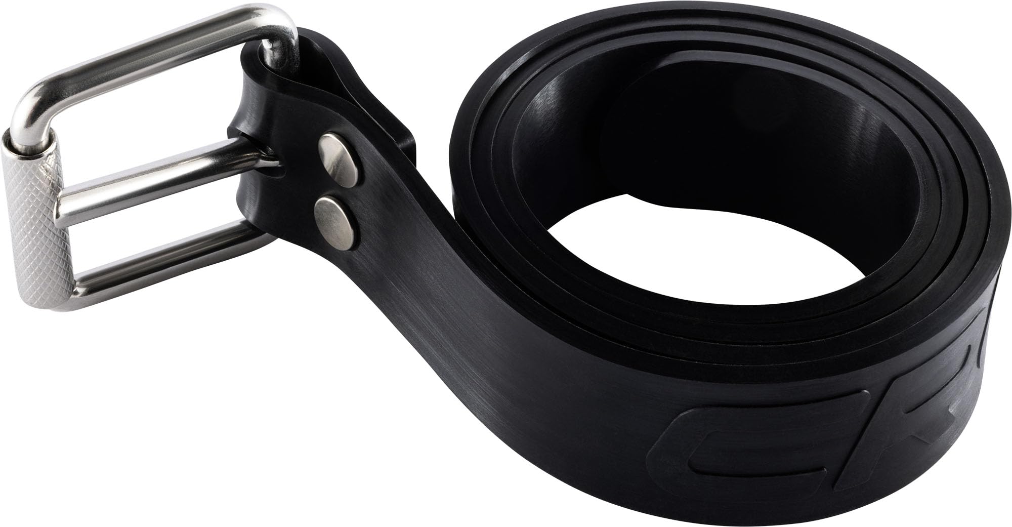 Cressi Serpent Silicone Marseillaise Belt Black - Silicone Marseillaise Weight Belt for Free Diving, Spear Fishing, Quick Realease Buckle, Black, One Size