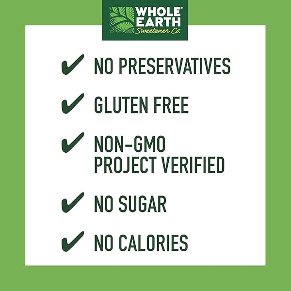 WHOLE EARTH SWEETENER CO. STEVIA & MONK FRUIT SWEETENER, ERYTHRITOL SWEETENER, STEVIA PACKETS, SUGAR SUBSTITUTE, NATURAL SWEETENER, 400 COUNT