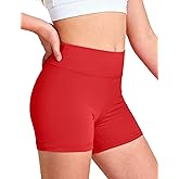 Somaibo Girls Dance Shorts Kids Bike Gymnastic Volleyball Cartwheel High Waisted Short for Youth