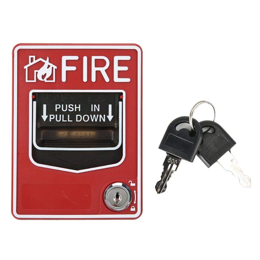 Tosuny Manual Call Point,Fire Alarm Dual Action Manual Pull Station for sound and light alarms when a fire occurs.