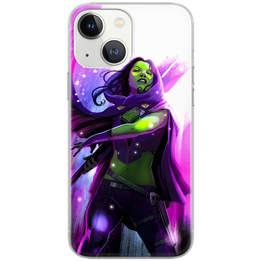 ERT GROUP mobile phone case for iPhone 13 MINI original and officially licensed Marvel pattern Gamora 001 optimally adapted to the shape of the mobile phone, case made of TPU — image 1
