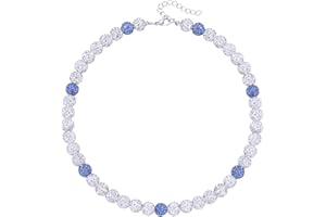 IDESIGN Ice Collection Necklace - Bling Necklace - Baseball Bling Necklace - Athlete Necklace Inspired Jewelry for Competitive Athletes, Stylish Sports Accessory