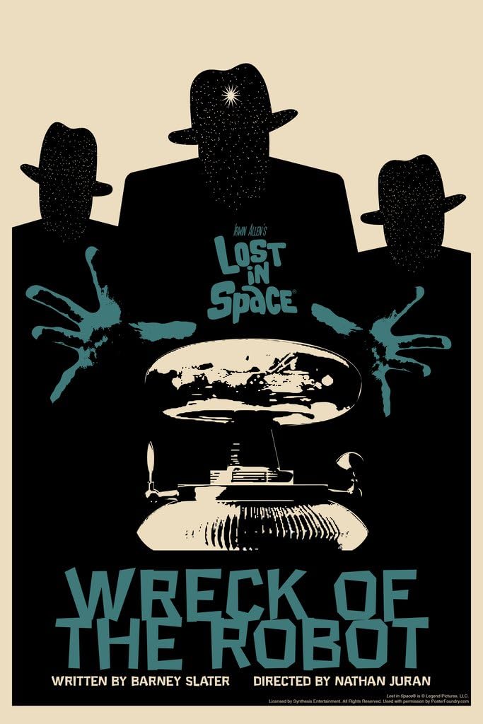 Lost in Space Wreck of The Robot by Juan Ortiz Episode 42 of 83 Cool Wall Decor Art Print Poster 12x18