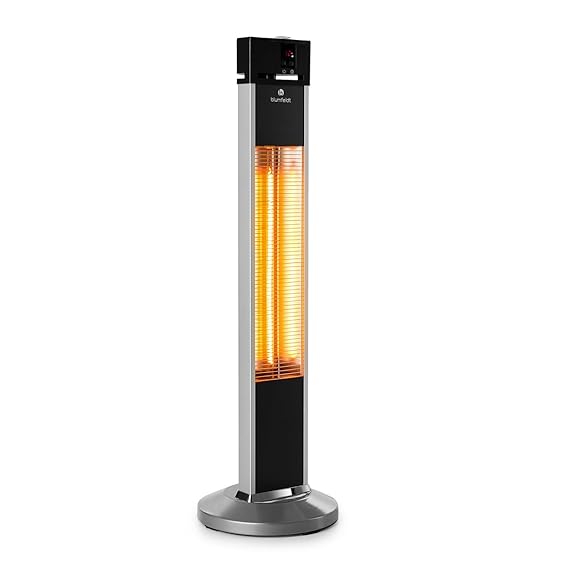 blumfeldt Heat Guru • Standheizstrahler • Wärmestrahler • Infrarotstrahler • 3 Heizstufen von 650, 1350 und 2000 Watt • IP34 