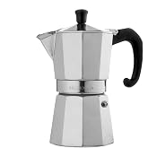 Bellemain Stovetop Espresso Maker | Italian Moka Pot Espresso Maker, Classic Aluminum Design Mocha Pot for Home Brewing & Cam