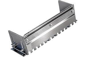 Tiles Laying Tool Stainless Steel Notched Trowel Mortar Comb Adjustable Width Height for Smooth Adhesive Spreading Tiles Trow