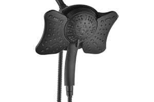 High Pressure Shower Head with Handheld: GRICH 2-in-1 Shower Heads with Hand Held Spray Combo, Anti-Leak 9 Spray Modes Handhe