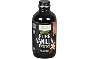 Frontier Co-op Organic Pure Vanilla Extract, 4 fl oz - For Coffee, Syrups, and Baking