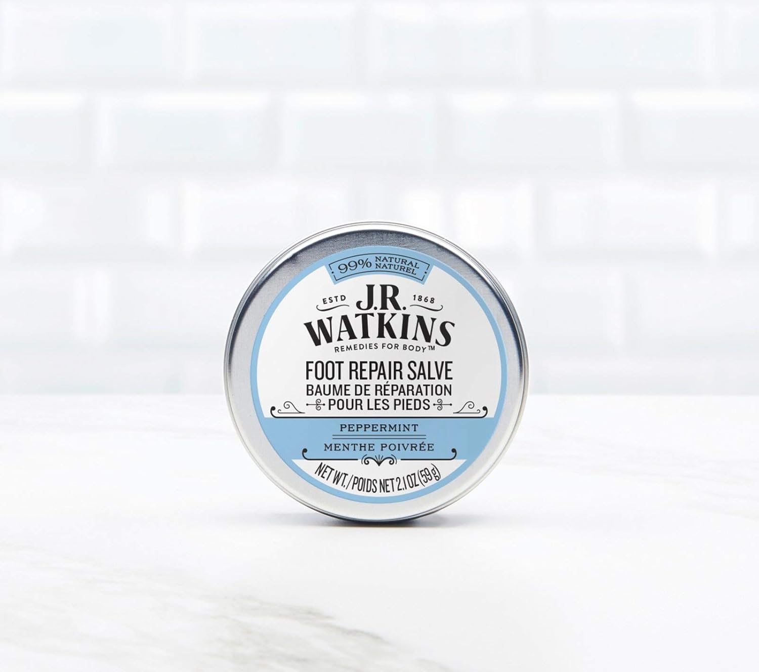 J.R. Watkins Foot Repair Salve, Peppermint, 2.1 Ounce : Hand And Nail Care Products : Beauty