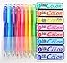 Pilot Color Eno 0.7mm Automatic Mechanical Pencil 8 Color & 0.7mm Lead Refill 8-Box Full Set with Original Vinyl Pen Case
