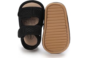 LAFEGEN Baby Boys Girls Summer Sandals Non Slip Soft Sole Outdoor Infant Toddler First Walker Crib Shoes (0-18Months)