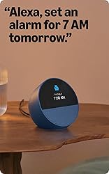 Amazon Echo Spot, Great for nightstands, offices