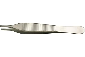 GVILTY Adson Brown Tissue Forceps 4.75" Teeth 7x7 - SurgicalExcel