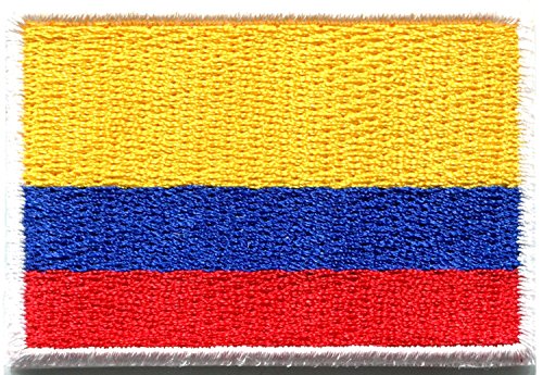 Flag of Colombia Colombian South America embroidered applique iron-on patch new size Medium
