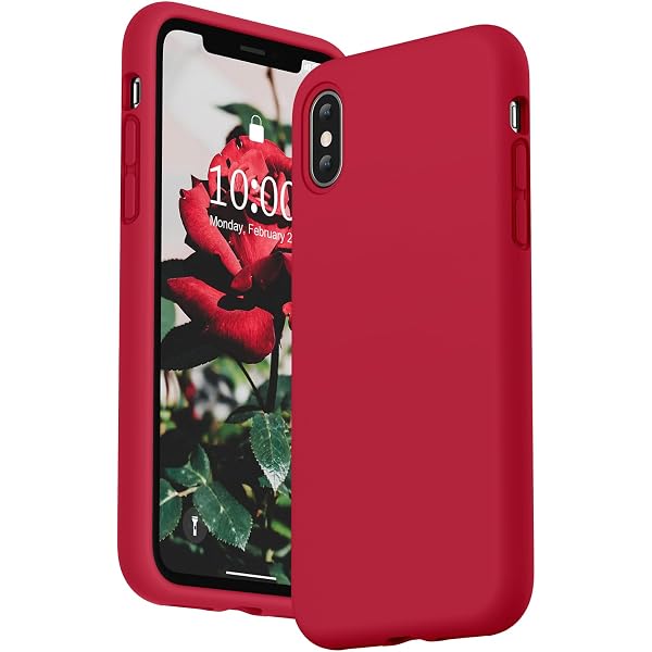 Amazon.com: Apple iPhone Xs Leather Case - (Product) RED : Cell