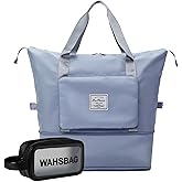 Large Capacity Travel Bag, Foldable Travel Bag, Expandable Travel Duffel Bag, Collapsible Waterproof Large Capacity Travel Handbag, Overnight Bag for Women and Man