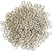 WUBOECE 6mm Open Jump Rings Jewelry DIY Findings for Choker Necklaces Bracelet Making, Silver, 1000 PCS