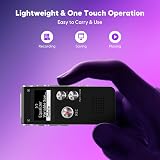 ZIPCIDE Voice Recorder 32GB Noise Reduction 4800 Hours DSP Dictaphone view 8