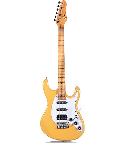 Amazon.com: Oscar Schmidt 6 String Double Cutaway SSS