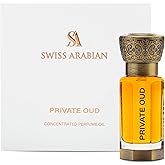 Swiss Arabian Private Oud Concentrated Perfume Oil - Luxury Products From Dubai - 0.4 Oz