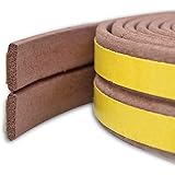 Door seal weatherstripping, Window Seal Strip for Draft Stopper Gap Blocker and Wind blocker, 9mm x 6mm x 6m (White)