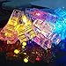 Katia 2 Meter LED String Lights with 20 Photo Clips Using AA Batteries as Energy Sources, Perfect for Hanging Picture/Instant Camera Film/Artwork/Notes (Colorful)
