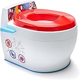 The First Years Spidey and his Amazing Friends Potty Training Toilet - 2-in-1 Potty & Removable Toddler Toilet Seat Attachment with Flush Sounds - Includes Anti-Splash Seat and Non-Slip Grip