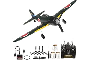 ANTSIR Romote Control Airplane Zero Fighter, 4 Channel RTF RC Plane with 6-Axis Gyro, WW2 Warbird Aircraft Toy Gift for Adults & Kid